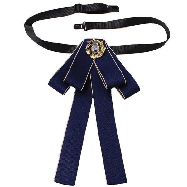 

neck ties women tie butterfly women's bow cloth fabric crystal for and blouses shirt collar accessories, Blue;purple