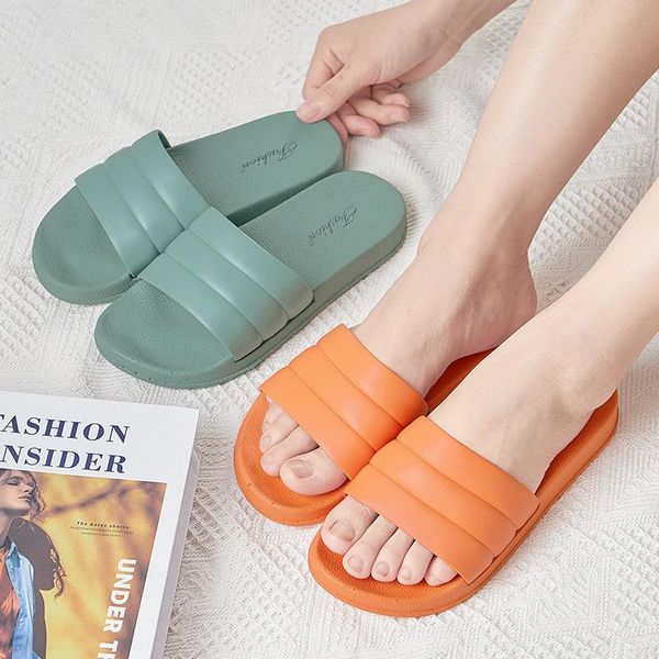 

slippers 2021 summer home soft-soled slippers, indoor bathroom open-toed ladies sandals and, Black