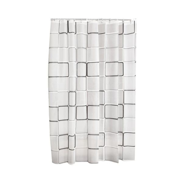 

shower curtains 180x180cm curtain printing home decor waterproof bathroom (grids)