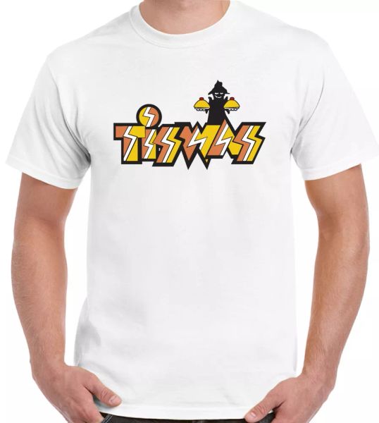 

tiswas t-shirt man fun retro saturday day tv show programme, White;black