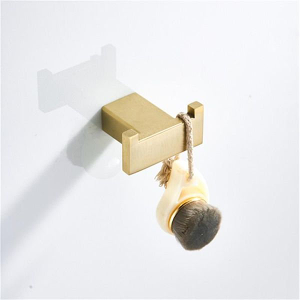 

robe hooks gold/black stainless steel double towel bath ball hat wall clothes hanger hook bathroom hardware