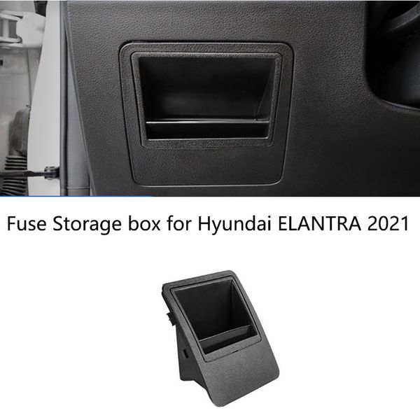 

car organizer fuse storage box for elantra motor plastic cover original vehicle 2021