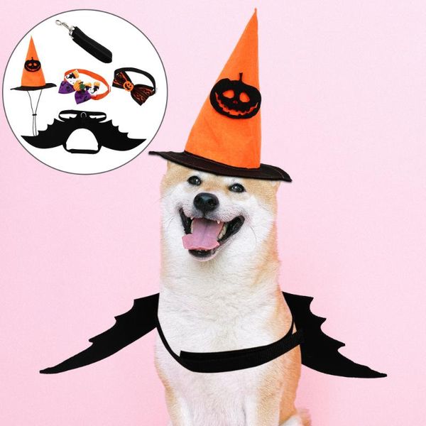 

cat costumes 1 set of pet costume bat wing elastic hat pography prop
