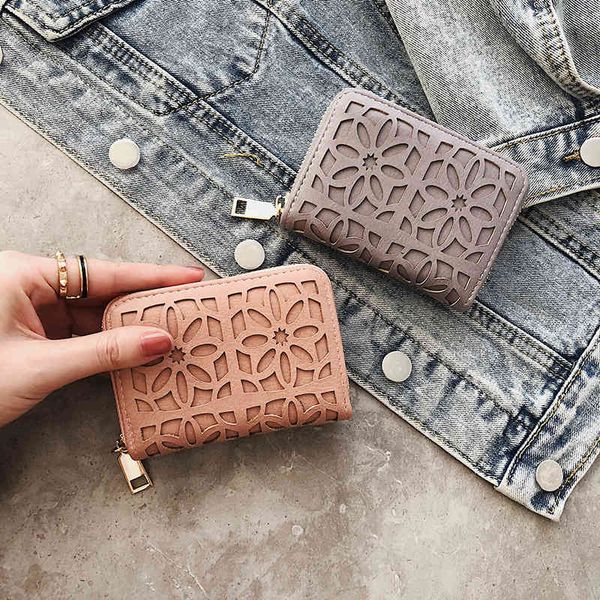 

woven key bag zipper zero wallet women's short long mobile phone hand coin tide, Red;black