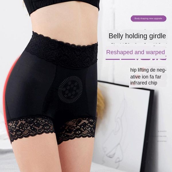 

women's shapers high waist plastic abdomen body shaping pants hip buttocks flat angle, Black;white
