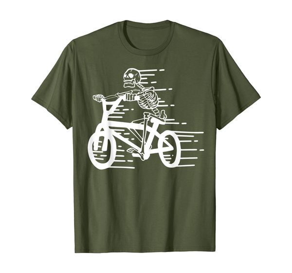 

Bike Funny Skeleton On Bicycle Biker Cycling T-Shirt, Mainly pictures