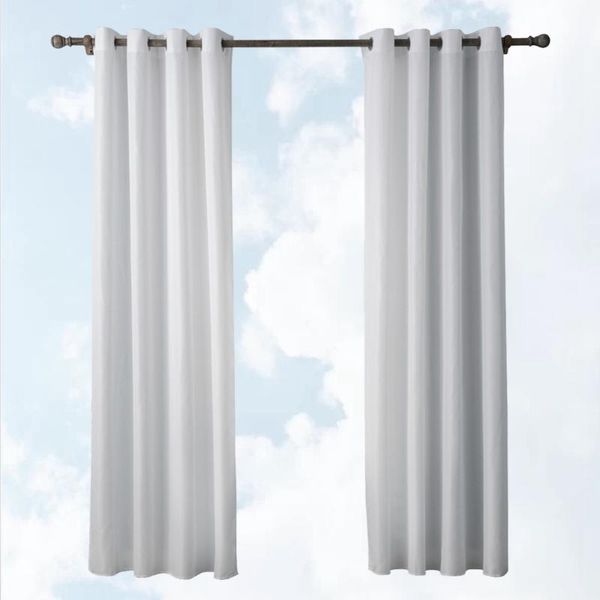 

curtain & drapes white oxford cloth window plain color bedroom for home decor