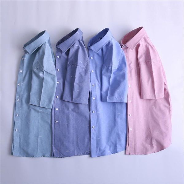 

men's dress shirts plus size short sleeve shirt in summer 2021, White;black