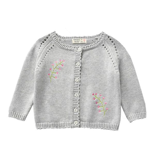 

pullover thin princess toddler girls cardigans lovely fall long sleeve kids knitted wear baby children clothes, Blue