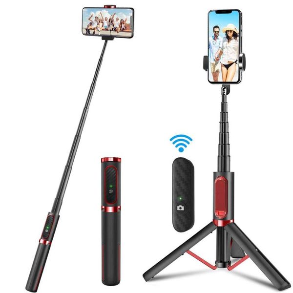 

tripod mobile phone 3 in 1 wireless bluetooth selfie stick 360 stabilizer for monopods