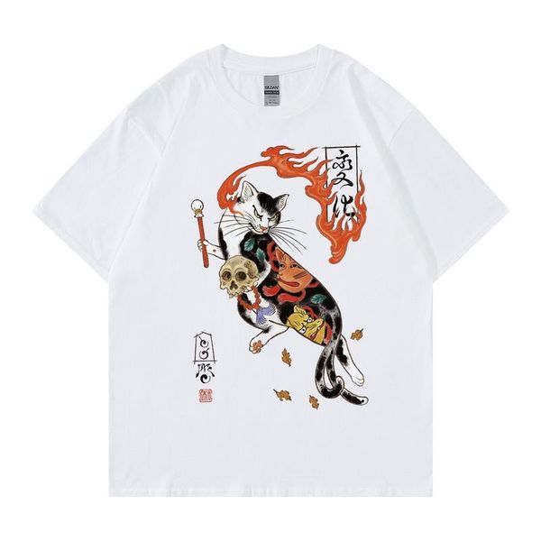 

men's t-shirts 2021 fashion printed funny men/women tshirt oversized clothes o-neck t shirts for men tees, White;black