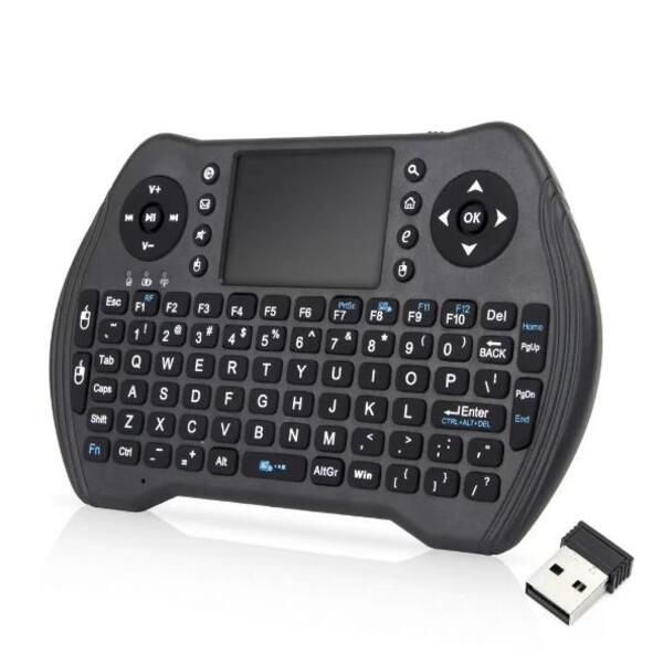 MT10 Wireless Keyboard PC Controle Remoto Russo Francês Espanhol 7 Color Backlit 2.4G Wireless Touchpad para Android TV Box Air Mouse