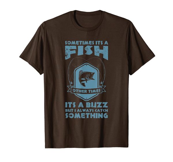 

catch a fish or a buzz mens drinking bass fishing gift t-shirt, White;black