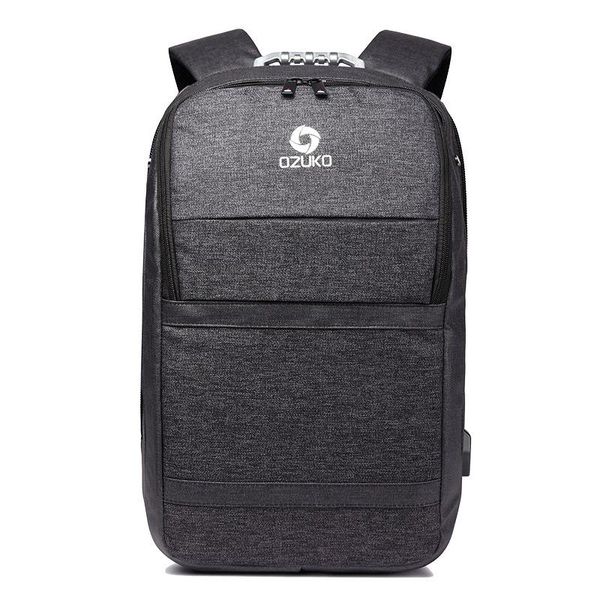 

backpack fashion school bags men 15.6 inch lapbackpacks multifunction usb charging male waterproof travel bag mochila
