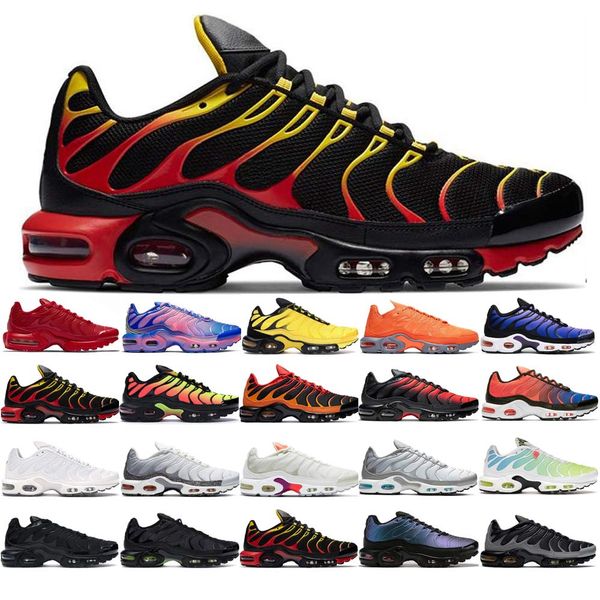 

discount men sneakers classic tn women running shoes black red white sports trainer woman surface breathable casual shoe