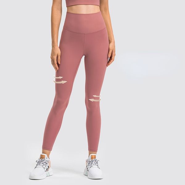 

new product yoga wear women's threaded high waist sports nine-point pants tight elastic hip-lifting gym clothing, Black