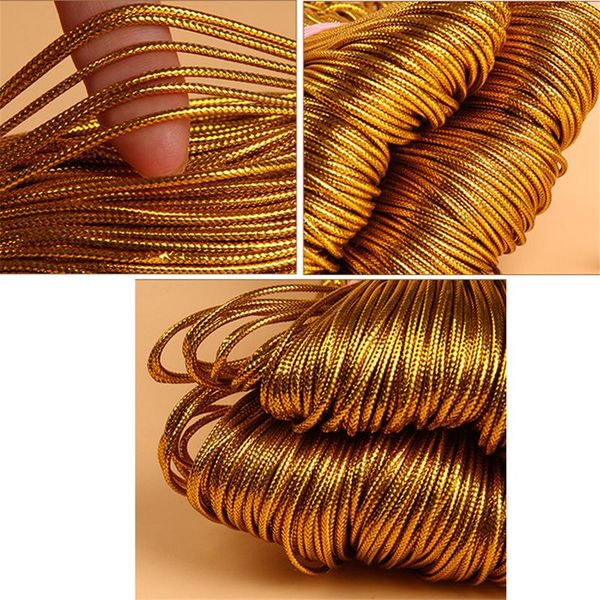 

party decoration sktn gold color stainless steel wire beading rope cord fishing thread string for diy necklace bracelets jewelry making
