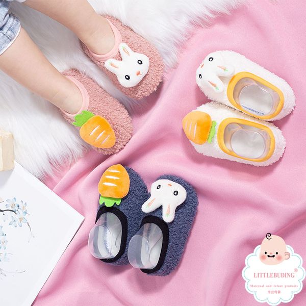 

walker toddler shoes baby floor soft bottom plush cute doll warm and comfortable children's light