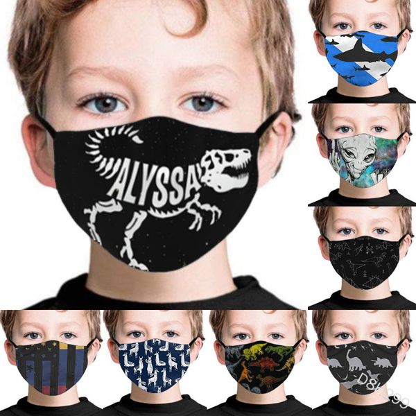 

fashion printing children's ear 2021 hanging life dust mask d8h299