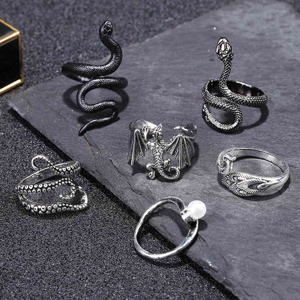 

love ring 1pcs european retro animal s punk exaggerated spirit snake fashion personality stereoscopic opening adjustable, Slivery;golden