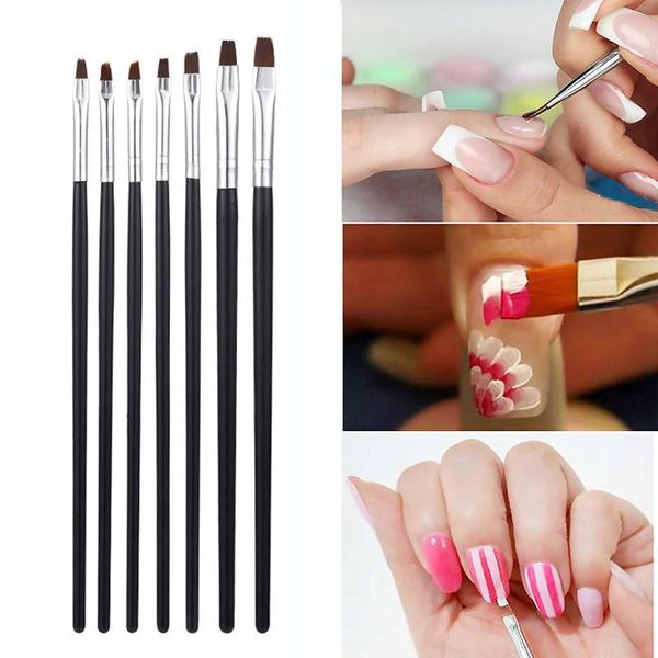 

nail art kits uv gel brush liner painting pen acrylic drawing for nails gradient ombre handle manicure tool set