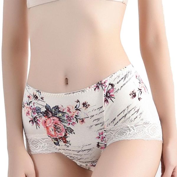 

women's panties underwear seamless middle waisted breathable soft lift bulingerie female cotton briefs, Black;pink