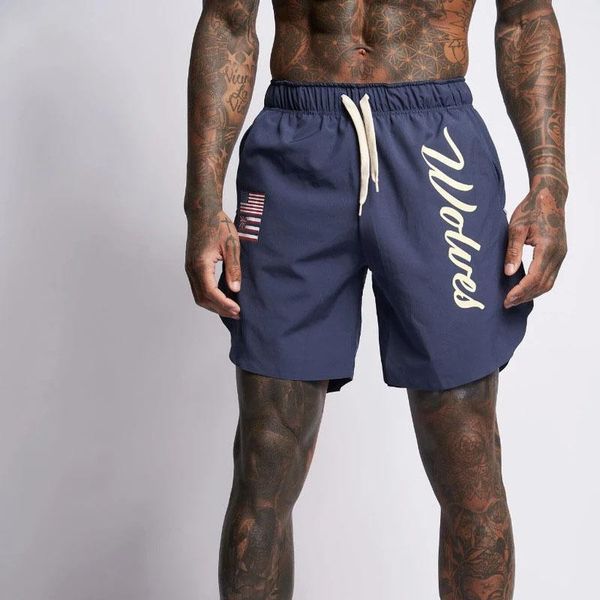 

men's shorts men gyms bodybuilding fashion fitness 2021 joggers summer quick-dry cool short pants male casual beach brand sweatpants y, White;black