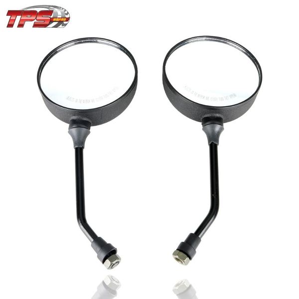 

motorcycle mirrors retro mirror universal rear view atb motorbike scooter rearview round side black