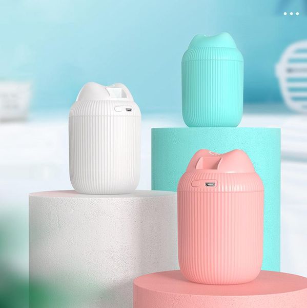 

mini portable ultrasonic air humidifier aroma essential oil diffuser usb plug for home spa car mist spray aromatherapy 220ml humidifiers