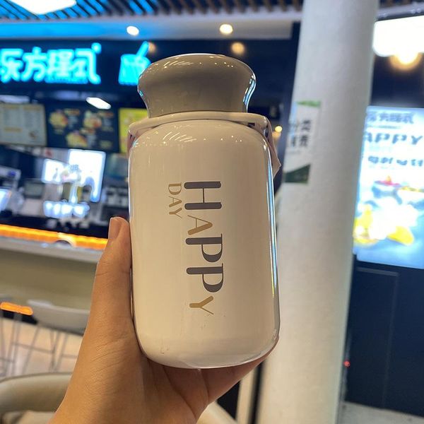 

water bottles 320ml stainless steel thermoses cup thermal insulation school for kids and girls cute bottle