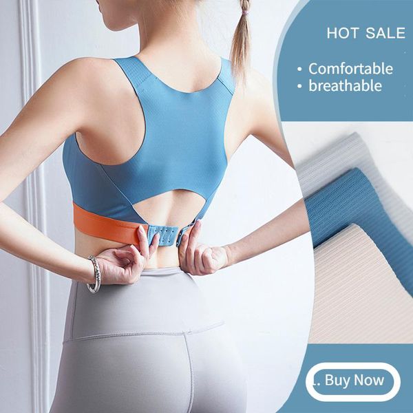 

sport bras yaga women underwear vest fashion korea -proof gathering breathable running fitness bra yoga outfit