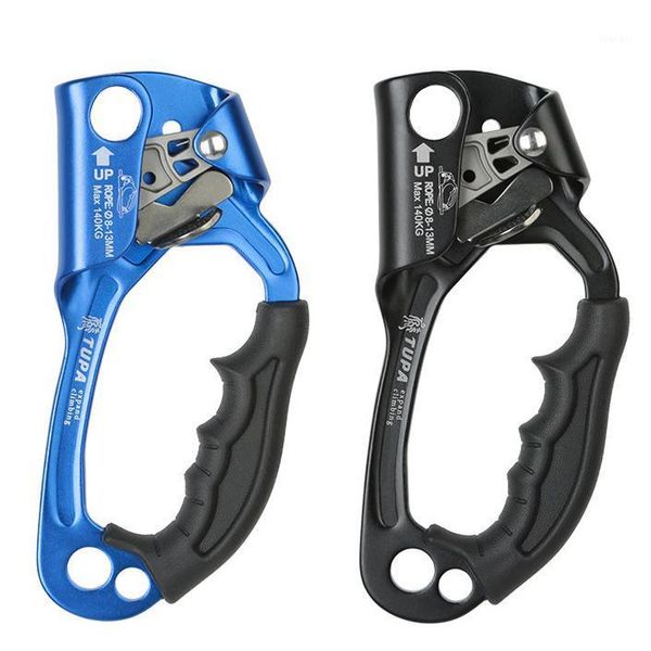 

manual climber rock climbing hand rope chest ascender gear camping hiking equipment mountaineering riser for 8-12mm cords, slings and webbin