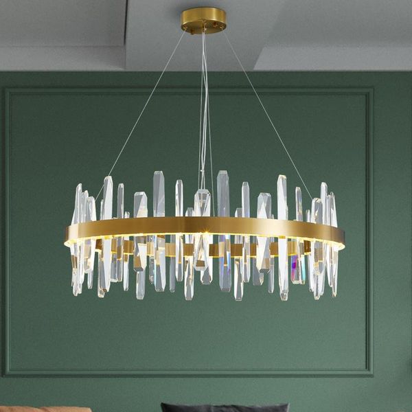 

chandeliers large light luxury led crystal chandelier modern bedroom restaurant clothing store coffee shop el creative lighting