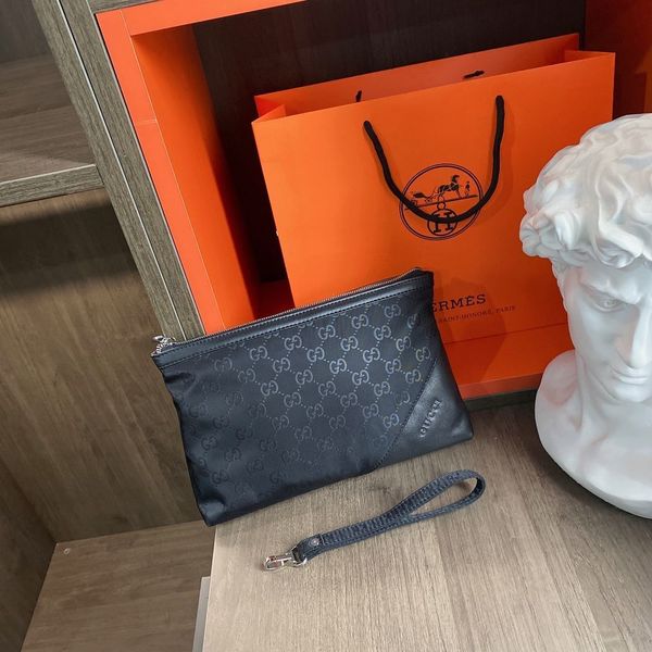 

light luxurys 2021 new fashion handbag men's canvas leisure large capacity hand bag envelope hand bag trend crossbody bag ysj