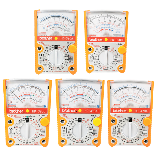 

multimeters brother hd-470a/390a/390c/390d analog multimeter high precision mechanical electrician home maintenance pointer