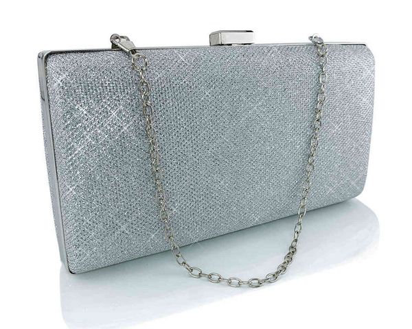 

glittering rectangle slanting across party evening bag