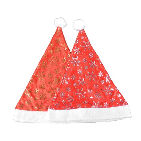 

christmas decorations golden velvet hat is used for party, party dressing, decoration gifts 12 pcs/set