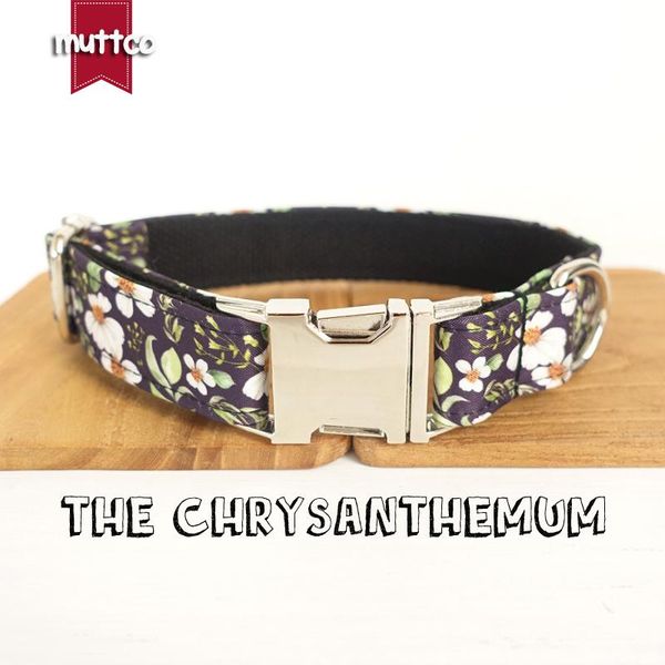

retailing fashion handmade soft stubborn dog collar with small flowers the chrysanthemum collars 5 sizes udc044 & leashes