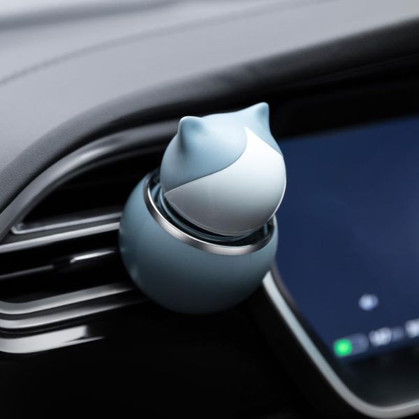 

car air freshener cat perfume cute decorations vents lasting fragrance solid incense
