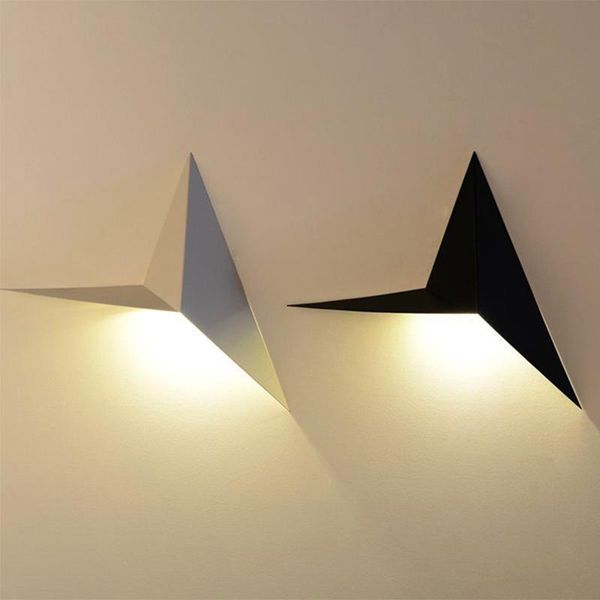 

wall lamp design led black white industrial stairs light on the home bedside creative luminaire mural 3w lights