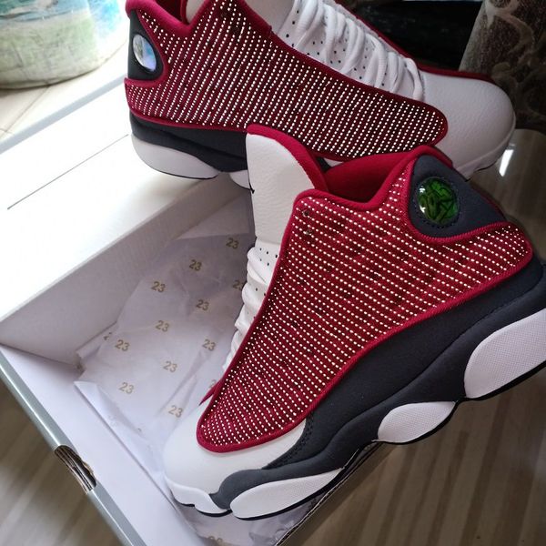 

red flint 13 mens basketball shoes jumpman 13s hyper royal playground aurora men sneakers trainers us 7-13 with box