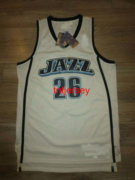 Costura Kyle Korver #26 Jersey Swingman New Borderyy Jersey Tamanho XS-6XL Custom Qualquer Nome Número Jerseys de basquete