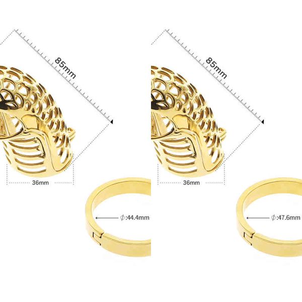 NXY Cockrings Stop Masturbazione Cintura di castità Dispositivo Serpente dorato Gabbia per cazzi in metallo con pene bloccabili Anello Cockring Bdsm 18+ Giocattoli sessuali per uomini 0214