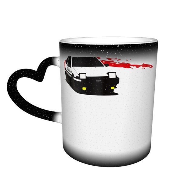 

mugs initial d mug vintage pottery gift that changes color cups