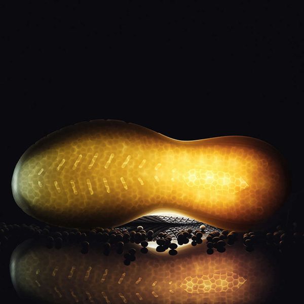 

spring autumn new large size popcorn bottom men's and women's sports light breathable mesh leisure fitness shoes, Black