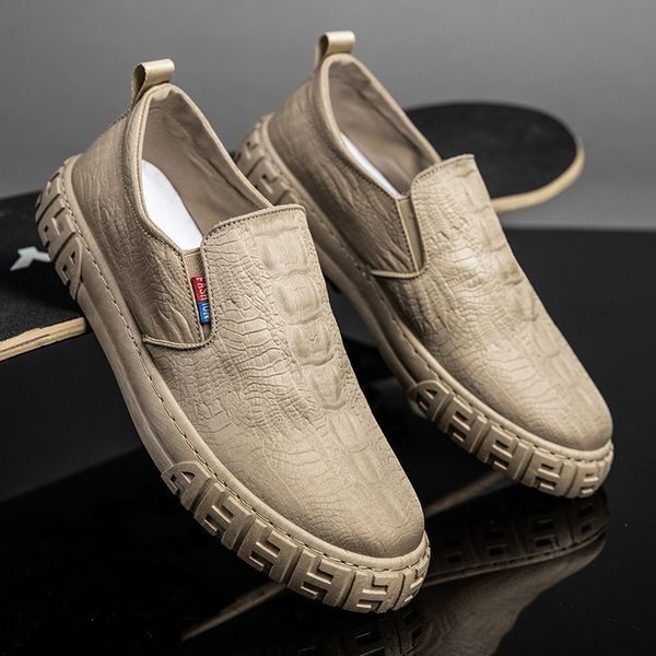 Sneakers Casual da uomo Scarpe di stoffa con ombrello di Pechino Scarpe pigre traspiranti con un pedale Mocassini Zapatillas Hombre