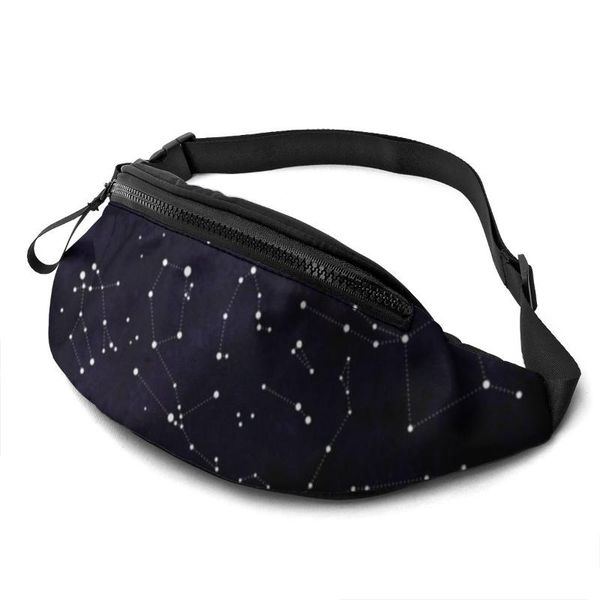 

waist bags universe bag teenagers travel pack funny polyester