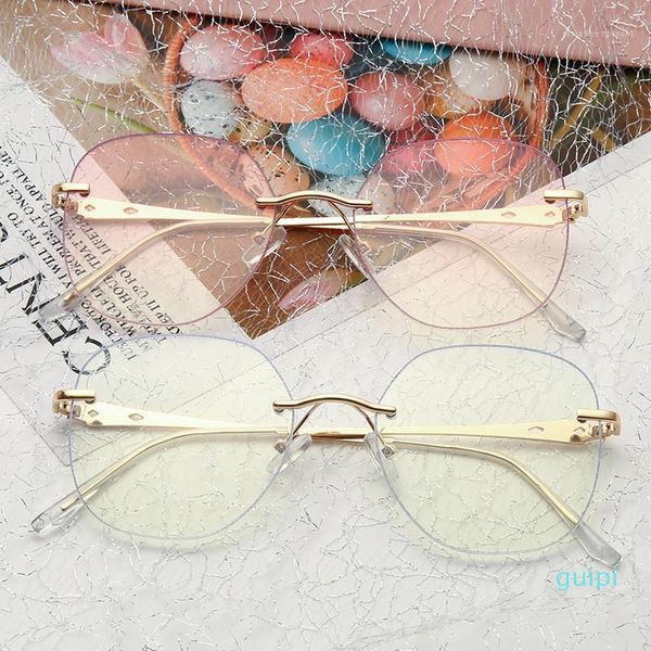 

elbru adjustable full frame optical glasses vintage anti blue light glasses frame ladies retro eyewear myopia eyeglasses frames1, Black