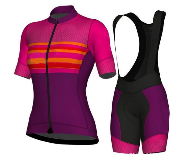 

racing sets summer travel cycling jerseys set woman breathable short sleeve outdoor bike sweatshirt comfortable quick-dry bib shorts, Black;blue