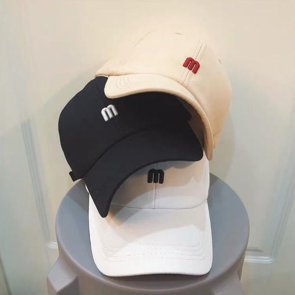 

beanies all-match cotton small letter baseball hat women summer fashion soft cap men's sun gorros de invierno para bebe